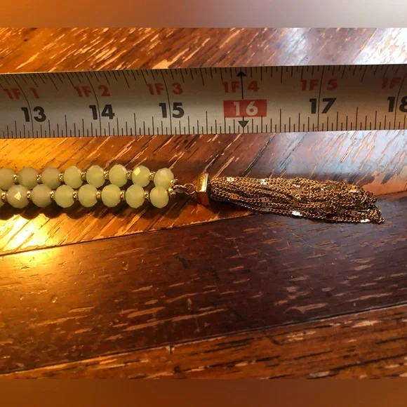 BANANA REPUBLIC Bead and Tassel Necklace - Picture 5 of 6